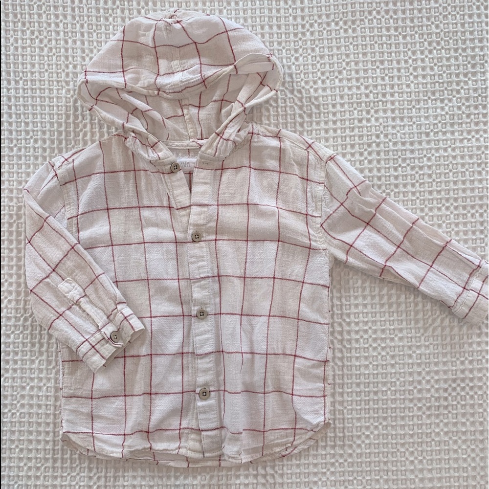Zara Linen Button Up shirt